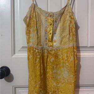 Free People Sunlit Lace Detail Dress